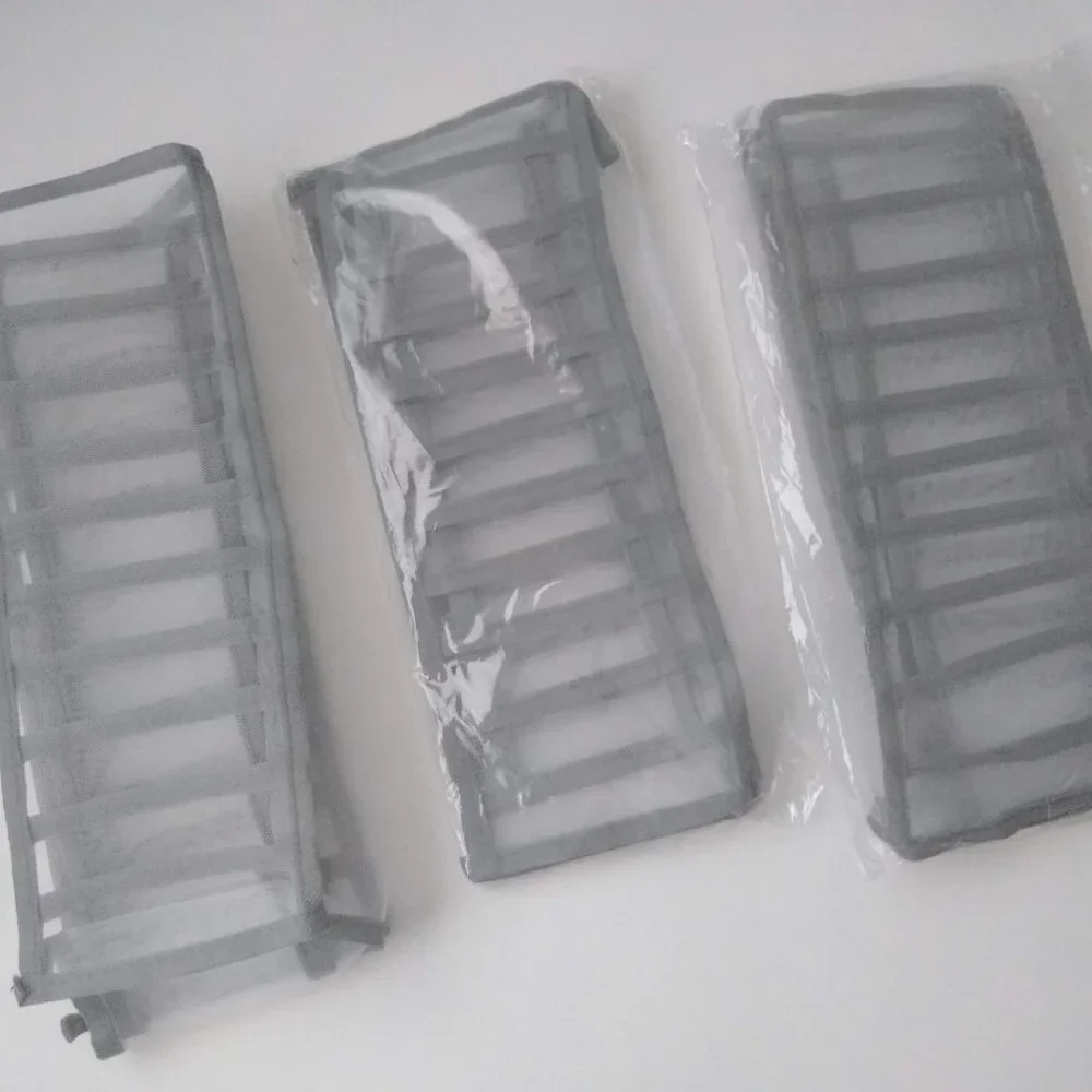 Mesh UnderGarment Organizers Grey Set of 2